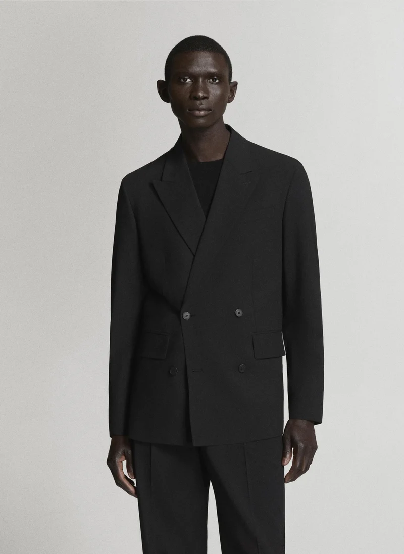 Boston Regular-Fit Double-Breasted Suit Jacket
