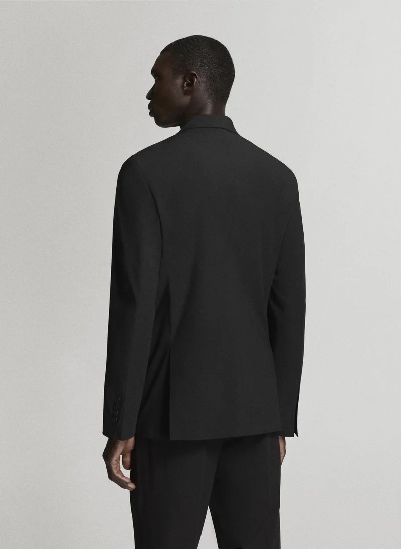Mango Man Boston Regular-Fit Double-Breasted Suit Jacket