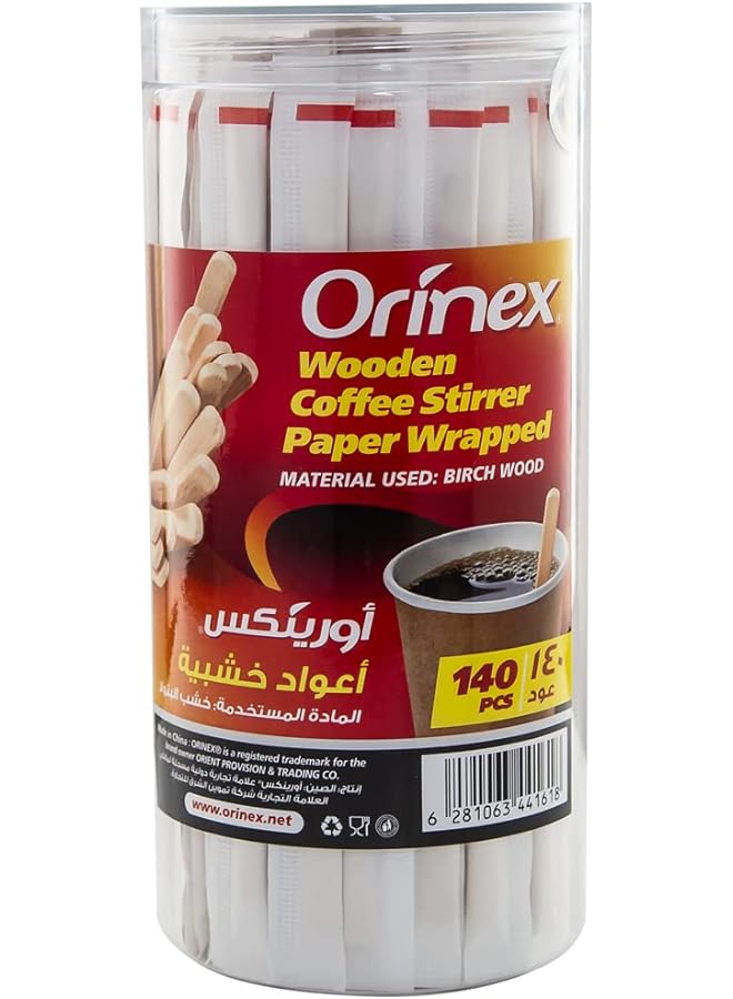 Orinex Wooden Coffee Stirrer 140