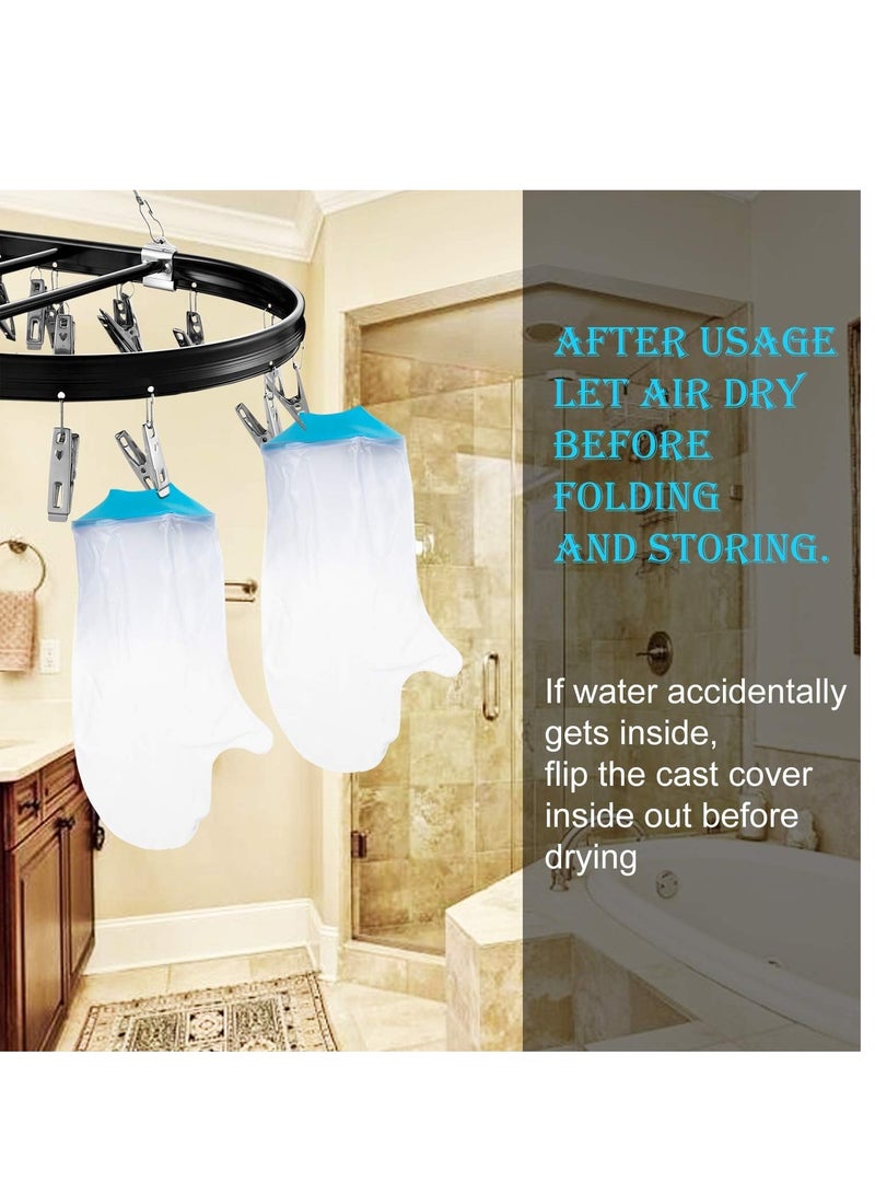 Loquat Waterproof Hand Cast Cover For Shower Bath Adult Watertight Wrist Wound Protector Resuable Bandage Sleeve Bags For Broken Hand Wrist Fingers Surgery Burns - Image 3