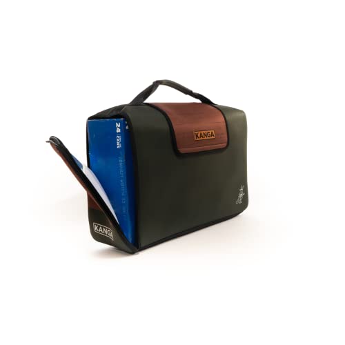 Kanga Insulated Cooler Bag - Soft Cooler Bag - 12 Pack Beer and Seltzer Drink Cooler - Insulated and Durability Tested - Kanga Kase Mate Cooler - Woody - Image 5