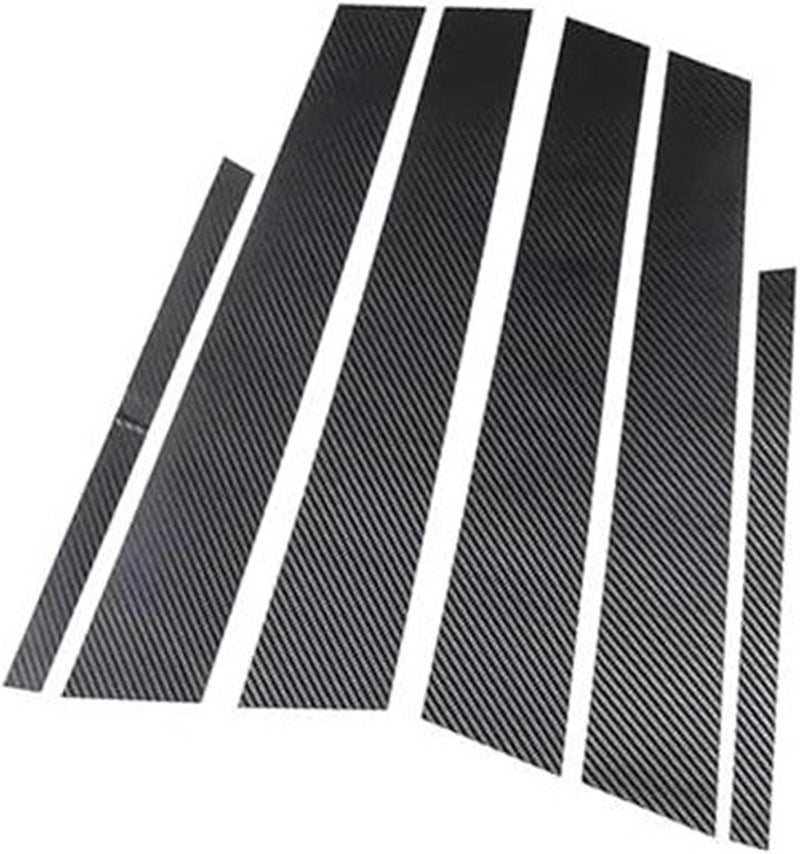 Wivplex 6 Pcs Car Door Window Trim for BMW 5 Series - Image 1