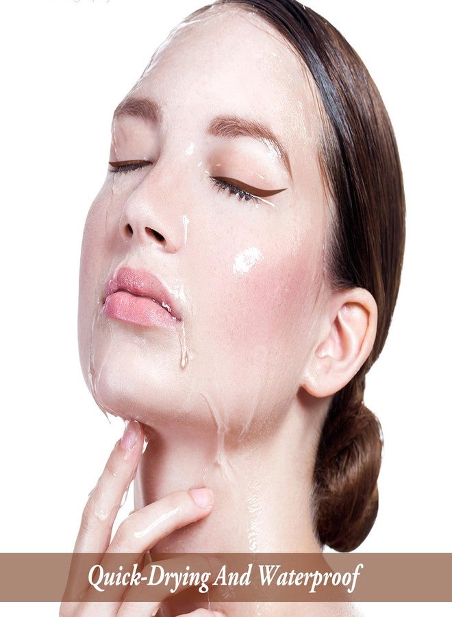 Boobeen 3pcs Waterproof Liquid Eyeliner, Black And Brown Eyeliner Pencil, Long-Lasting Eye Liner With Quick Dry Formula For All Day Eye Makeup - Image 4