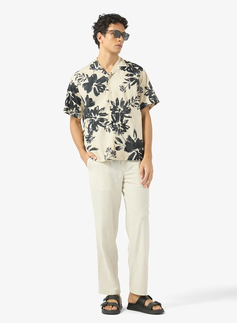 JACK & JONES  Printed Short Sleeve Shirt for Men | Best Price UAE