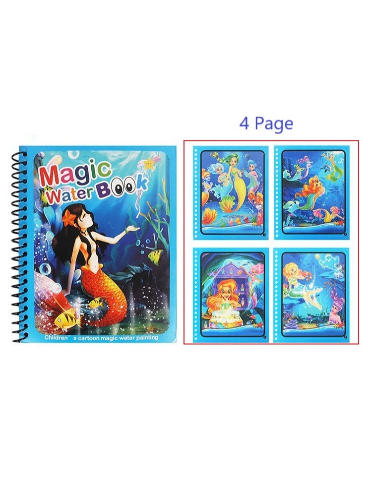 5 Pack Water Coloring Books,Water Doodle Book Toys,Reusable Water Painting Book for Toddlers,Educational Learning Kits Gifts,Best Birthday Gifts  - Image 4