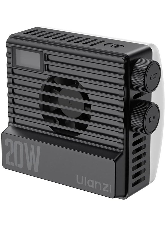 ULANZI LE20 RGB Video Light, 20W Pocket Camera Light, 2500-9000K CRI 95+ 20 Scene 360° Full Color Portable Photography Video Lighting Mini LED Fill Light for YouTube, TikTok, 5000mAh Rechargeable - Image 4