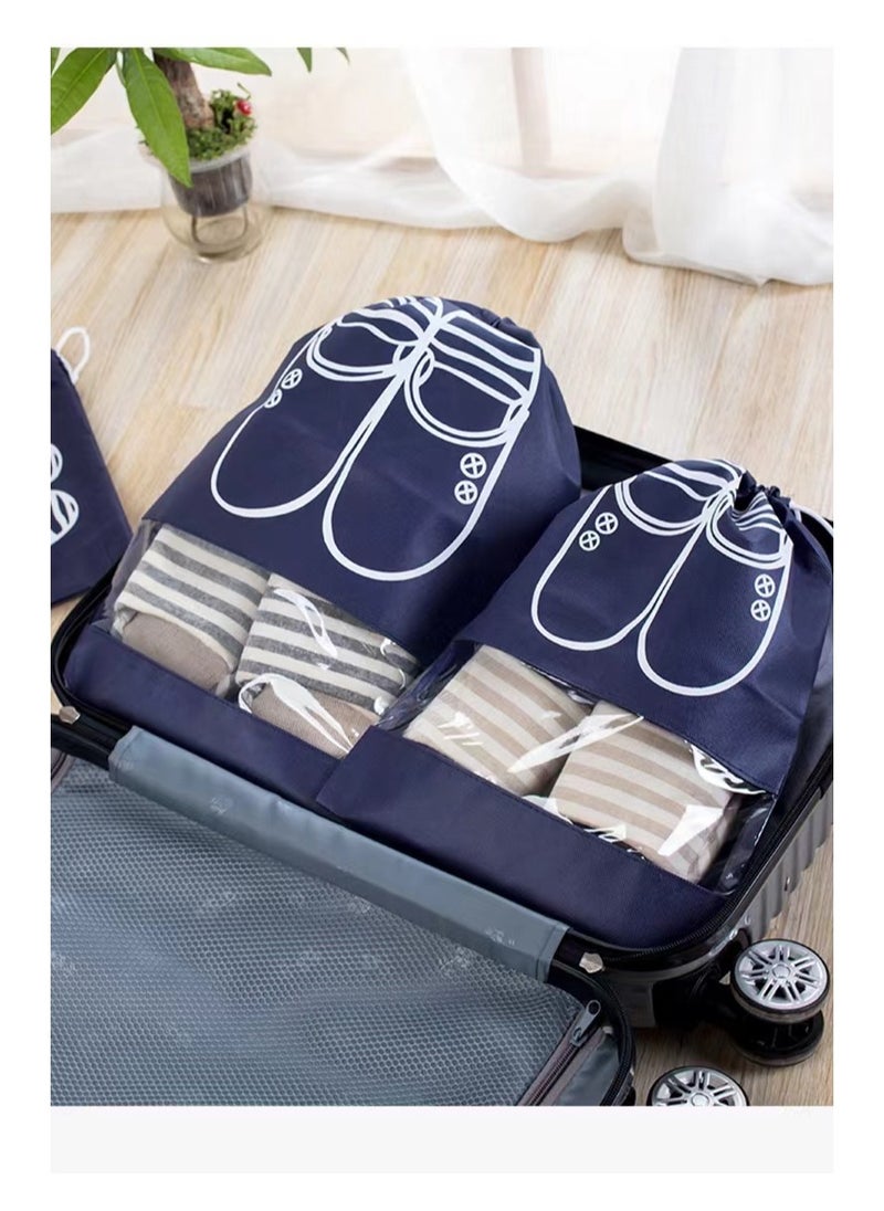 Goolsky 2PC Portable Travel Shoe Bags Shoe Organizer Space Saving Storage Bags  - Image 2