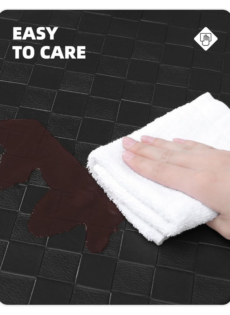 YIM-VIBEHAUS - Anti Fatigue Floor Mat Multifunctional Kitchen Mat, Kitchen Carpet for Kitchen, Office, Garage, Sink, Laundry (Black 45 x 120 cm) - Image 1
