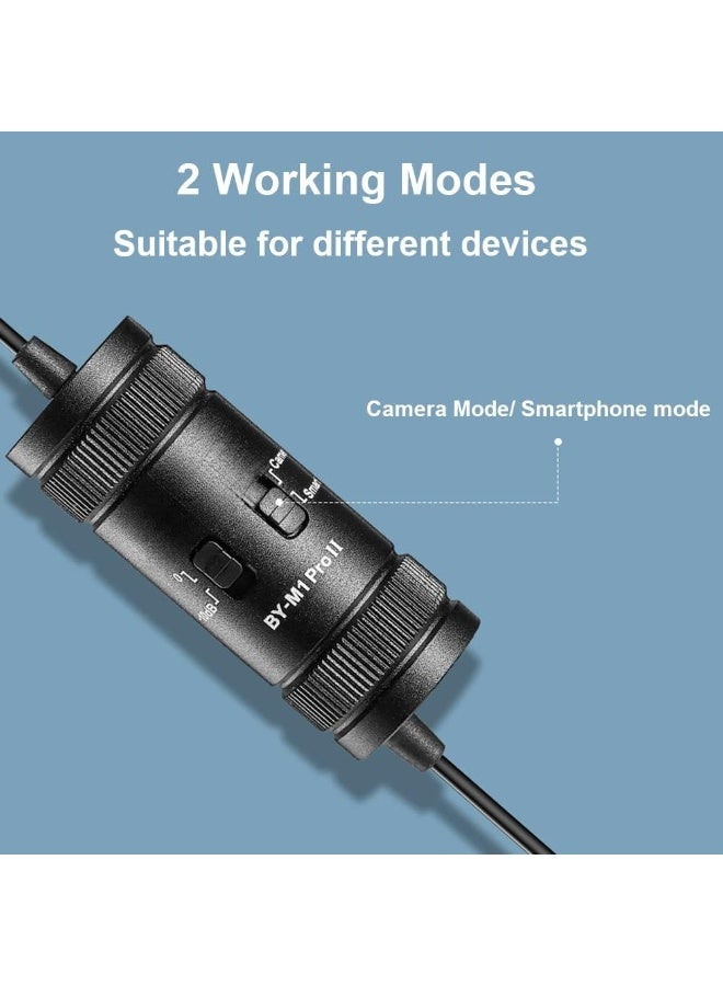 Universal Clip-on Microphone – Omni-Directional Condenser Lapel Mic with 3.5mm TRRS Plug, 6M Long Cable, Plug-and-Play for Smartphone, Camera, Camcorder, Audio Recorder, Computer - Image 2