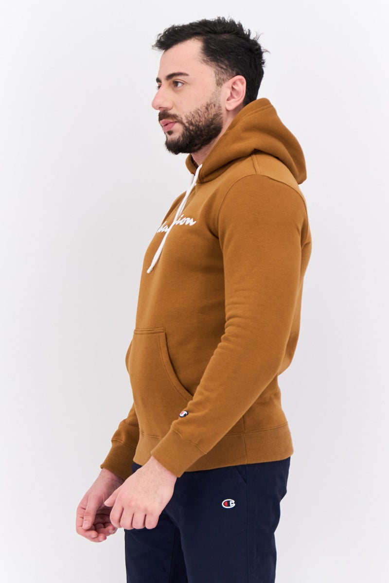 Champion Men Comfort Fit Long Sleeves Training Sweatshirt, Brown  - Image 2