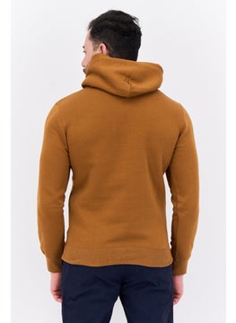 Champion Men Comfort Fit Long Sleeves Training Sweatshirt, Brown  - Image 3