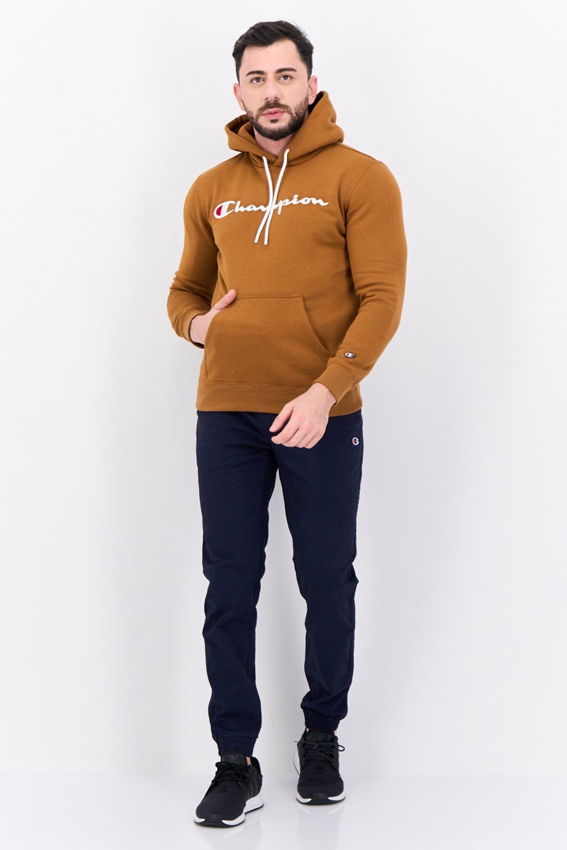 Champion Men Comfort Fit Long Sleeves Training Sweatshirt, Brown  - Image 4