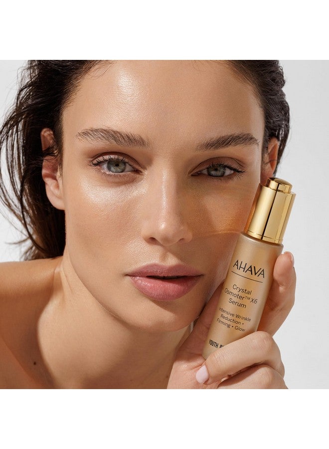 AHAVA Crystal Osmoter X6 Serum Duo Set, 1 Fl.Oz x 2 - Smooth oily lotion with Dead Sea Minerals & Osmoter, to enhance skin radiance, provide firmness and treatment against wrinkles & fine lines - Image 3