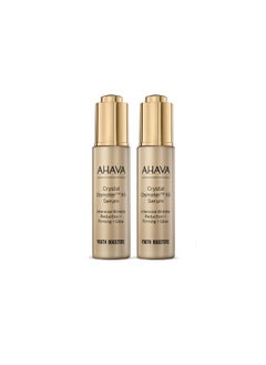 AHAVA AHAVA Crystal Osmoter X6 Serum Duo Set, 1 Fl.Oz x 2 - Smooth oily lotion with Dead Sea Minerals & Osmoter, to enhance skin radiance, provide firmness and treatment against wrinkles & fine lines  - Image 1