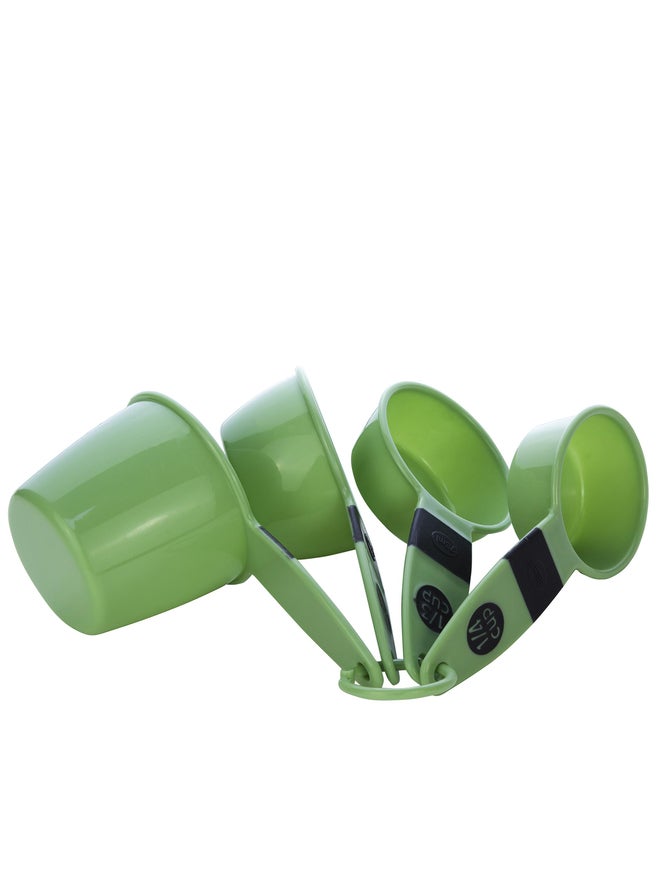 Cuisine Art 4-Pieces Measuring Cup Set, Pesto Green - Image 1