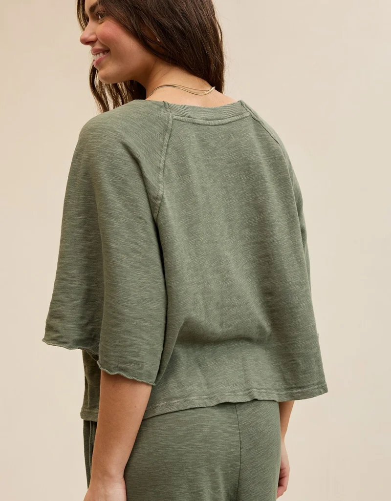 Aerie Aerie It's Casual Knit Slub T-Shirt