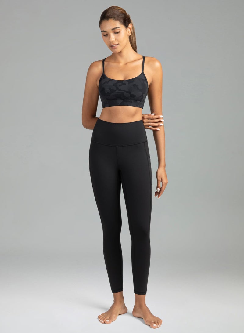 Generic Turkiye Leggings for Women with Pockets High Waisted, Soft Gym Athletic Workout Tummy Control Work Tights Yoga Pants with Side Phone Pockets Size S M L for Sports Exercise Running Color Black YOGA PANTS - Image 5