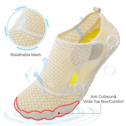 Centipede Demon Womens and Mens Water Shoes Breathable Swim Pool Shoes Barefoot Aqua Socks Quick Dry Wide Lightweight for Beach Hiking Diving Water Sports 8.5 Women/7.5 Men - Image 2