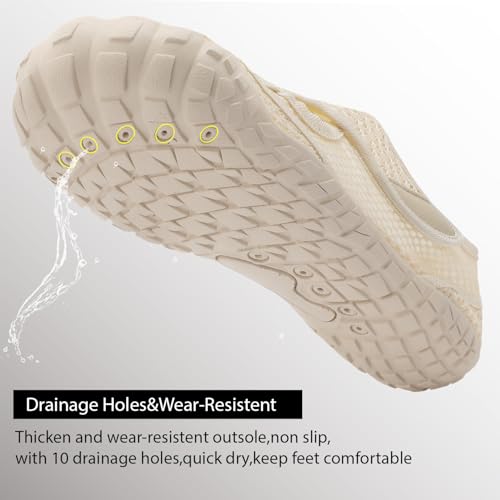 Centipede Demon Womens and Mens Water Shoes Breathable Swim Pool Shoes Barefoot Aqua Socks Quick Dry Wide Lightweight for Beach Hiking Diving Water Sports 8.5 Women/7.5 Men - Image 4