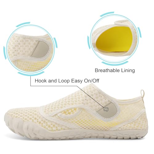 Centipede Demon Womens and Mens Water Shoes Breathable Swim Pool Shoes Barefoot Aqua Socks Quick Dry Wide Lightweight for Beach Hiking Diving Water Sports 8.5 Women/7.5 Men - Image 3