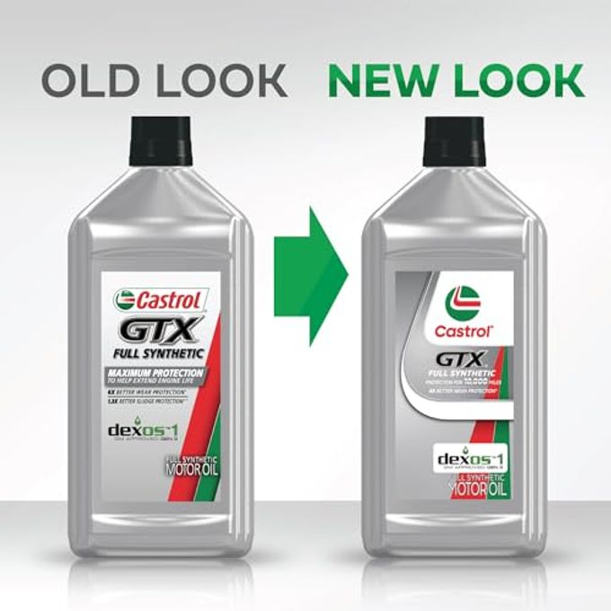 Castrol Gtx Full Synthetic 0W-20 Motor Oil, 1 Quart, Pack Of 6 - Image 5