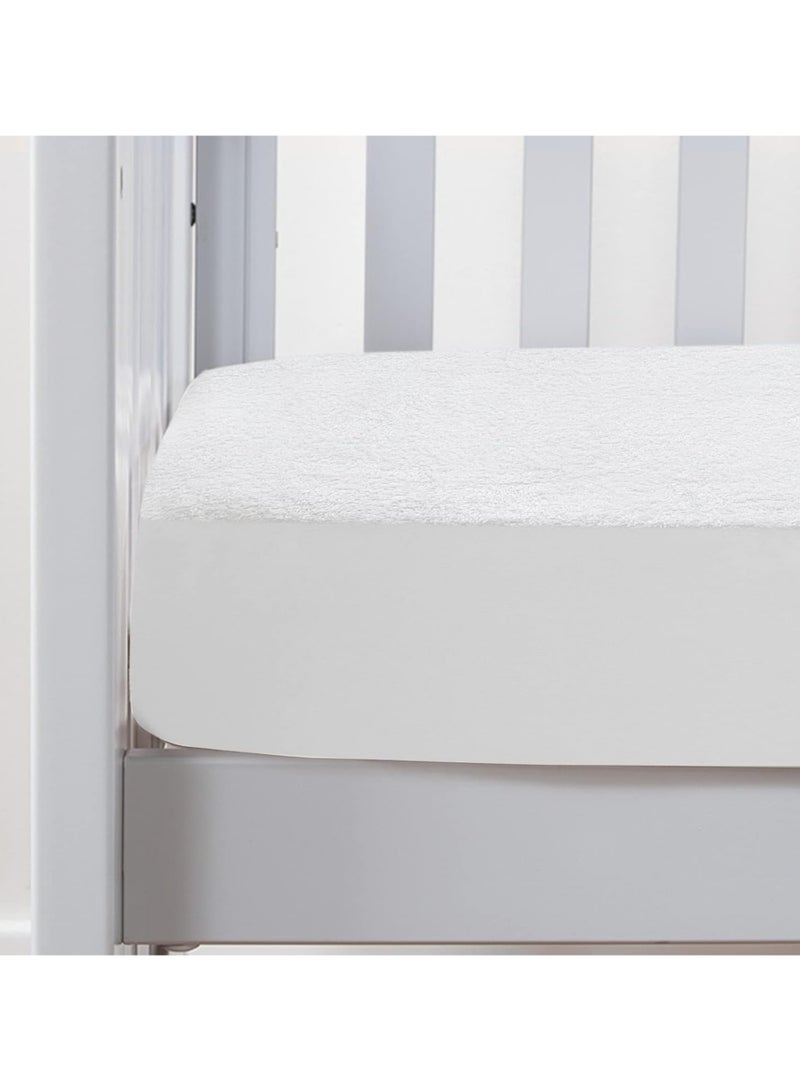 F.A.M.S Baby Mattress Protector 90 x 45 cm - Waterproof, Hypoallergenic, Breathable, Durable, Premium Quality - Made in Saudi Arabia - Image 4
