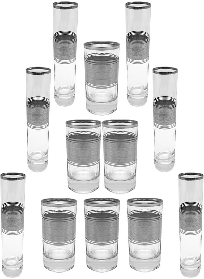 segaey Segaey Turkish Pantograph Set of 12 011961 /Elegant design, Trusted Brand, attractive shape of smoothies, Juices, Cocktails/High Quality Materials 