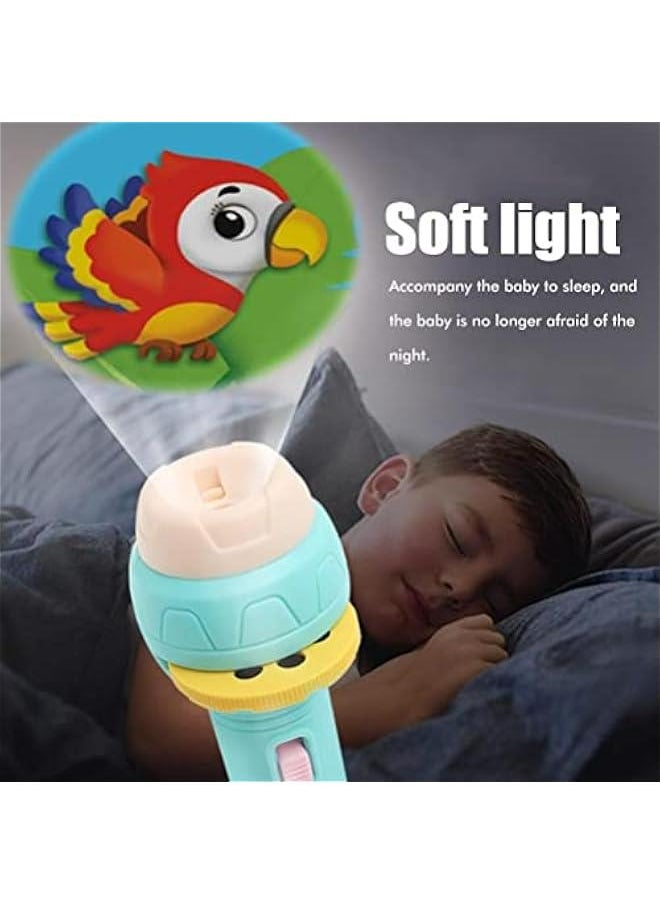 Generic - 3 Sets Toddler Projection Flashlight, Flashlights for Kids, Flashlight Projector, Story Flashlight Slide Lamp Educational Learning Bedtime Night Light Toy Night Lamp with 56 Images for Kids Boys Gir - Image 1