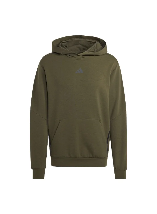 Adidas Adidas D4T Hoodie Green Hooded Sweat Sweatshirts For Men