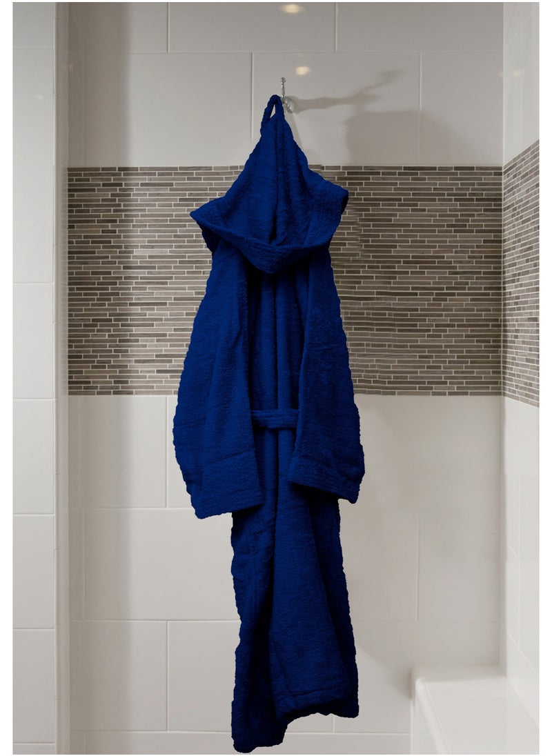 Home Essentials Home Essentials - Unisex hooded bathrobe - 100% cotton, super soft, highly absorbent for women and men - Ideal for daily use, unisex and adult  - Image 5