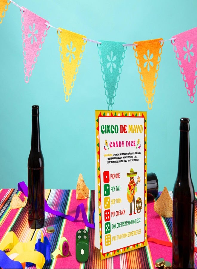 Xenseou Cinco de Mayo Candy Dice Game, Fun Cinco de Mayo Party Games,Mexican Party Games, Cinco de Mayo Activity, Taco Party Game -MAY04 - Image 4
