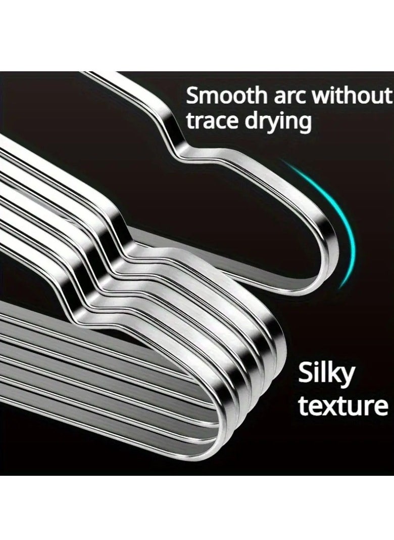 Generic - Sturdy Stainless Steel Hangers 5PCS - Image 1