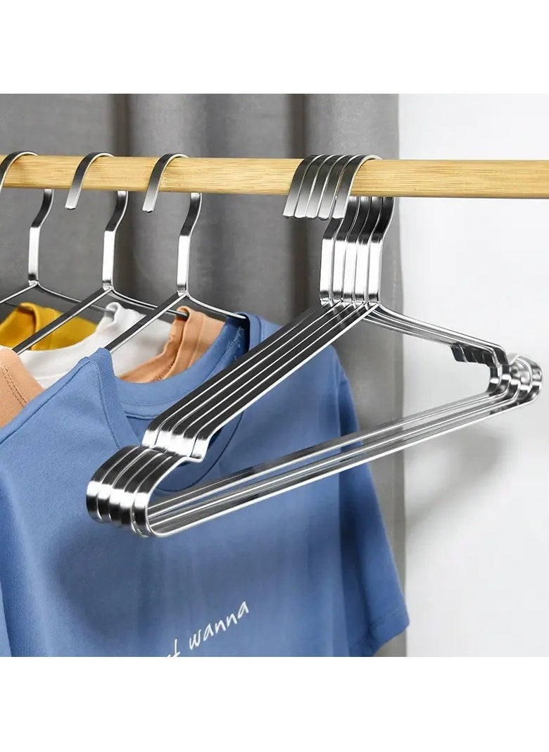 Generic - Sturdy Stainless Steel Hangers 5PCS - Image 1