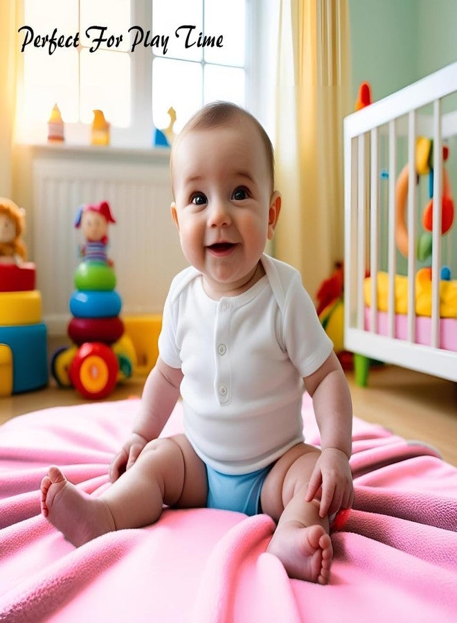 Toddylon ملاءة توديلون بيبي الجافة المضادة للتكتل فائقة الامتصاص، ملاءة جافة فورية للأطفال، واقي سرير الأطفال، عبوة من 3 قطع (أزرق، أخضر ووردي، صغير - 70 × 50 سم) - Image 4