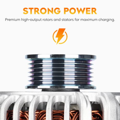 AEagle New Alternator for Ford Escape Mazda Tribute V6 3.0L 2001 2002 2003 2004, AFD0073, 1L8U-10300-CD, 1L8U-10300-CE, 1L8U-10300-DD, AJ03-18-300A, AJ03-18-300B, 400-14103 - Image 2