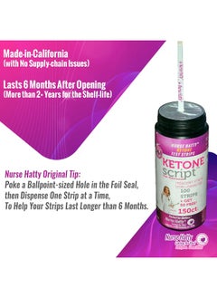 Nurse Hatty Keto Strips (150 Pieces)  - Image 2