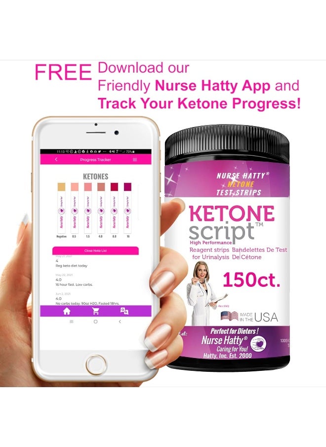 Nurse Hatty - شرائط كيتو (150 قطعة) - Image 1