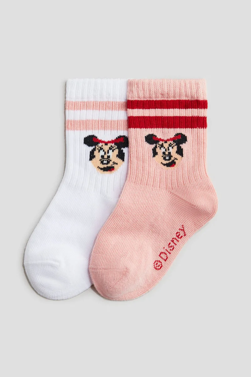 H&M 2-pack intarsia motif socks