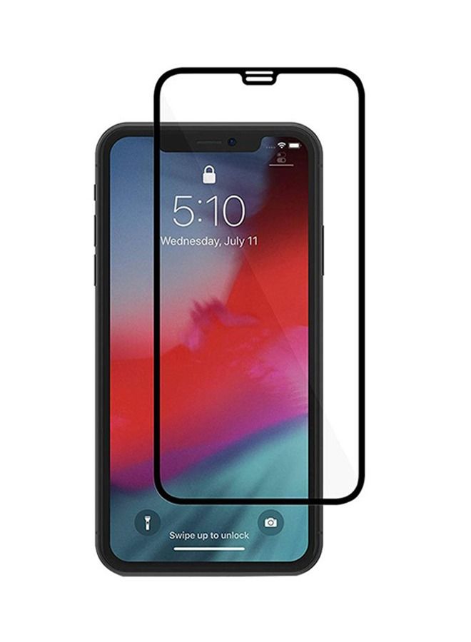 IonGlass Glass Screen Protector For Apple iPhone XR Black/Clear