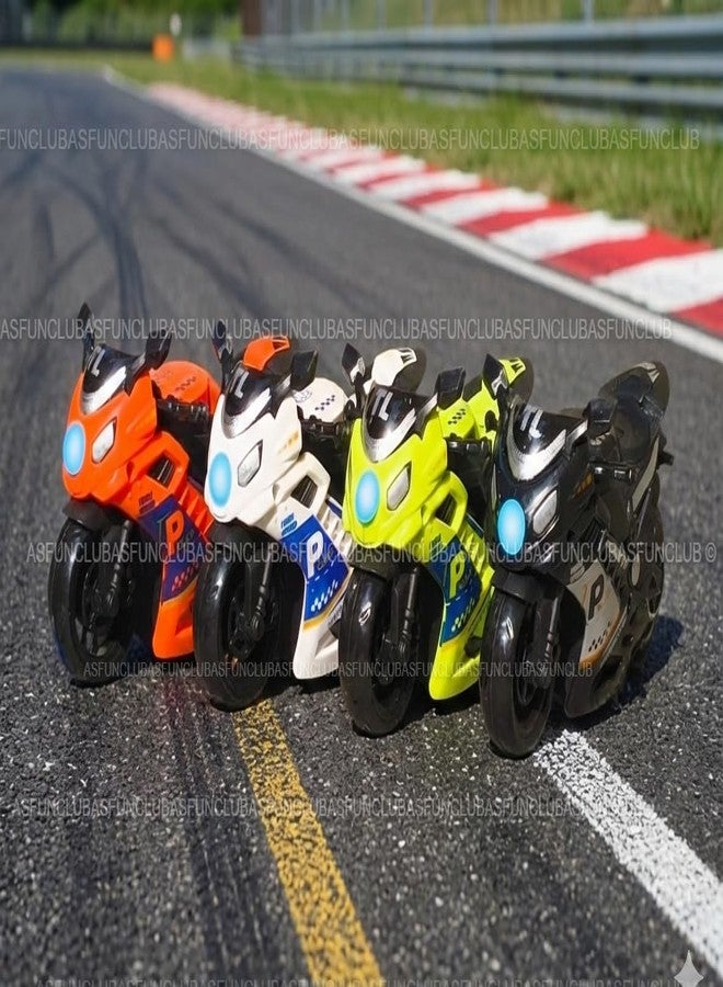ASFunClub FunClub Sports Bike Toys Pull Back Vehicles Toys for Kids Push and Go Crawling Toys for Boys Car Push and Go Toys for Kids Friction Powered Toys Vehicles Toys for Baby Best gift toy-Random Color-1pc - Image 3
