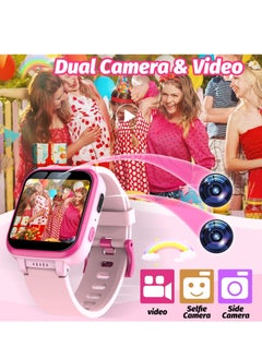 EVEREEN Kids Smart Watch Girls, Gifts For 3-10 Year Old Girls Dual Camera Touchscreen Smart Watch For Kids With Music Player, Educational Toys Toddles Birthday Gift For Girls Ages 6 7 8  - Image 4