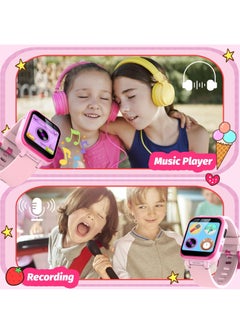 EVEREEN Kids Smart Watch Girls, Gifts For 3-10 Year Old Girls Dual Camera Touchscreen Smart Watch For Kids With Music Player, Educational Toys Toddles Birthday Gift For Girls Ages 6 7 8  - Image 5