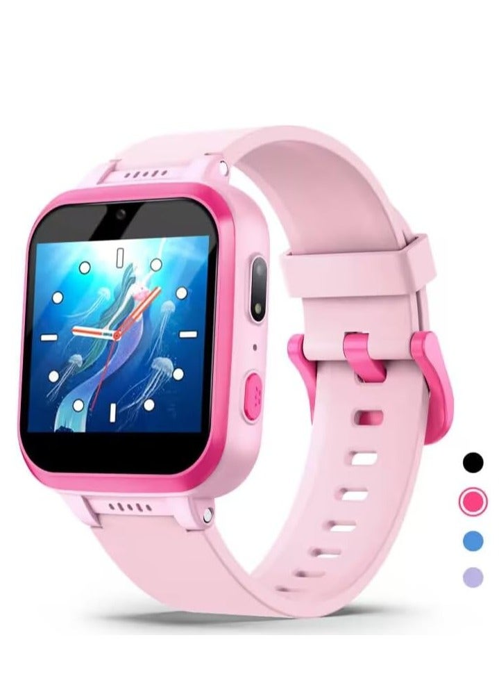 EVEREEN Kids Smart Watch Girls, Gifts For 3-10 Year Old Girls Dual Camera Touchscreen Smart Watch For Kids With Music Player, Educational Toys Toddles Birthday Gift For Girls Ages 6 7 8 - Image 1