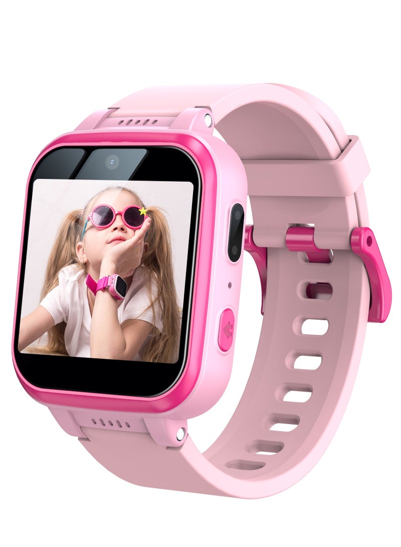 EVEREEN Kids Smart Watch Girls, Gifts For 3-10 Year Old Girls Dual Camera Touchscreen Smart Watch For Kids With Music Player, Educational Toys Toddles Birthday Gift For Girls Ages 6 7 8 - Image 2