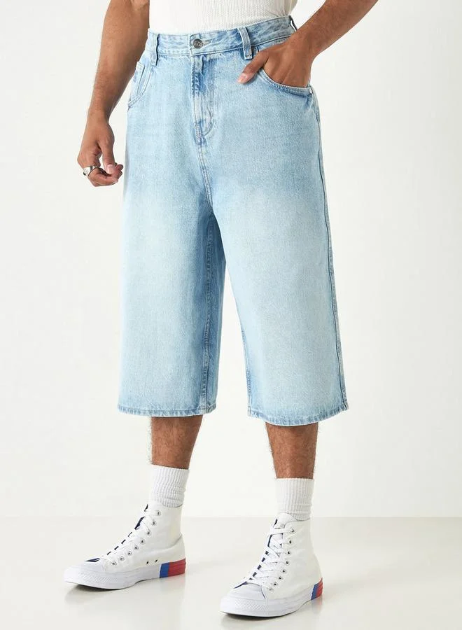 ستارتر شورت سادة بزر إغلاق وجيوب من إيكو أنليمتد