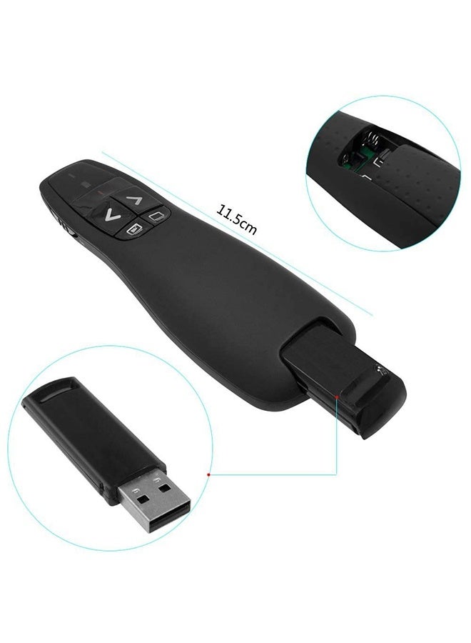 HAVEN Wireless Presentation Remote, USB-Receiver, Red Laser Pointer, Computer/ Mac/ PPT/ Google Slide Advancer (No Battery Included) - Image 2