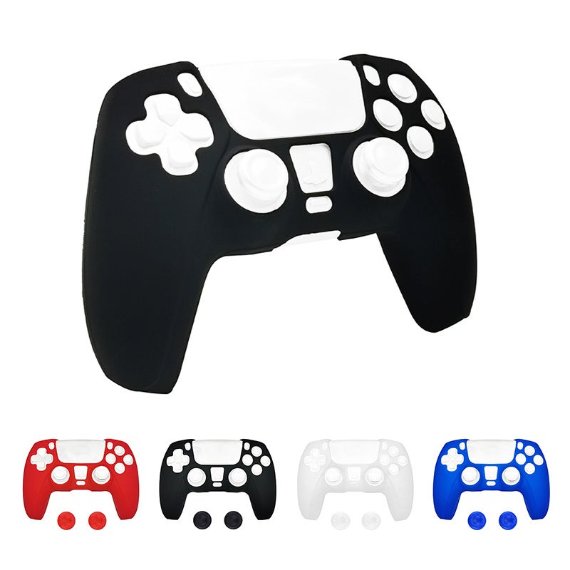 غطاء حماية سيليكون PS5 مع أغطية عصا التحكم - Image 1