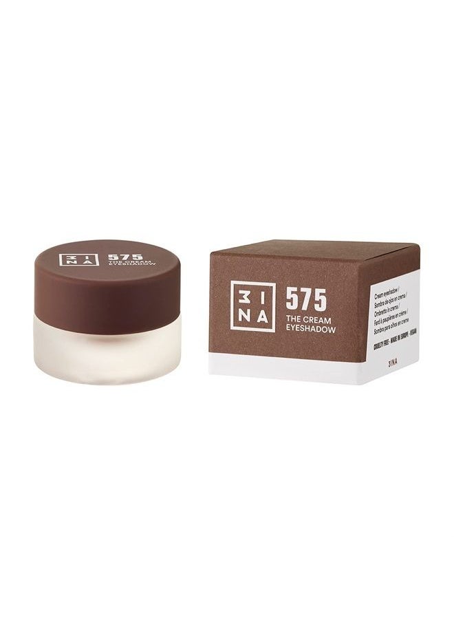 3INA MAKEUP - Vegan - Cruelty Free - The Cream Eyeshadow 575 - Brown - 24H Longwearing & Waterproof Formula - Fast Drying Formula - Highly Pigmented - Matte and Shimmer Finish  - Image 1