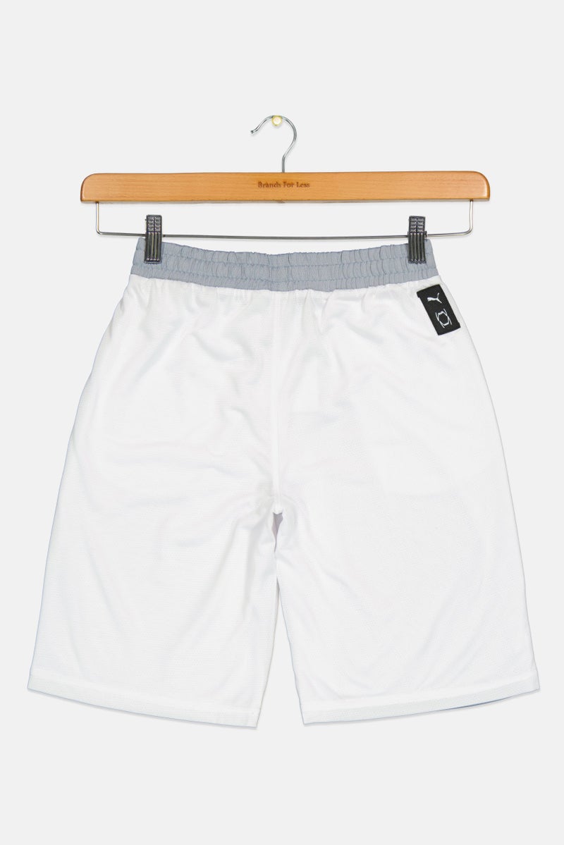 PUMA Kids Boy Brand Logo Basketball Shorts, Multicolor - Image 3