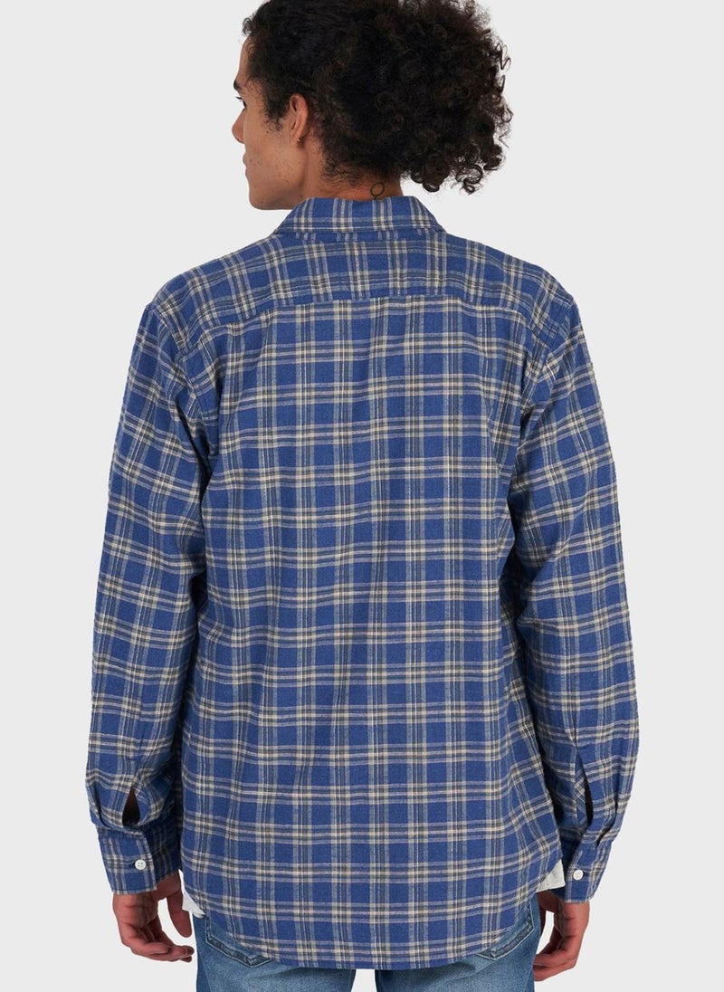 American Eagle Checked Slim Fit Shirt  - Image 2